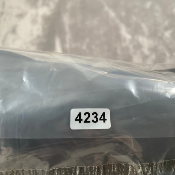 Jarbo Pants 34 US 4 Black Bell Bottom Flared Luxury Statement Boho Pima Cotton - Picture 13 of 13